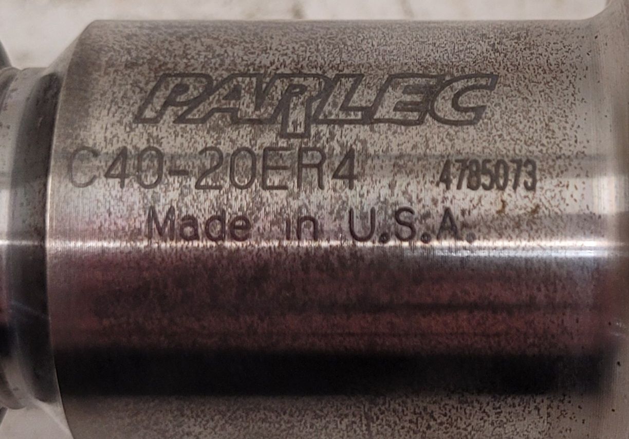 Parlec C40-20ER4 CAT40 Collet Chuck - Image 3