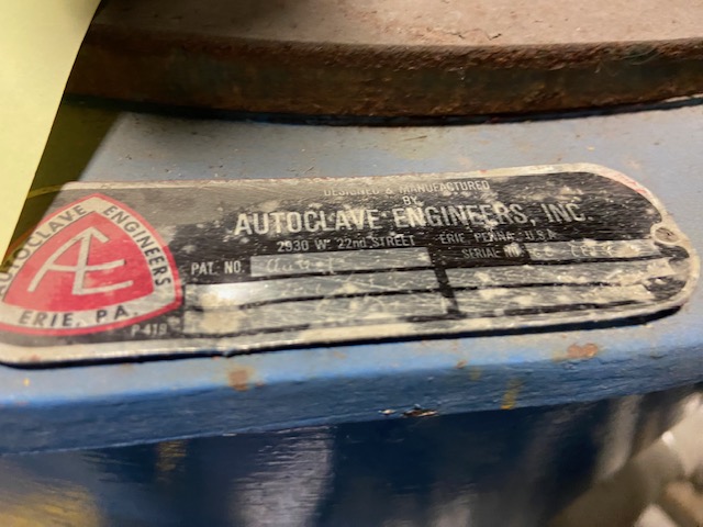 Autoclave Engineers, approx 7 gallon Stainless steel autoclave reactor, 2000 psi @ 650°F, 1981 - Image 3