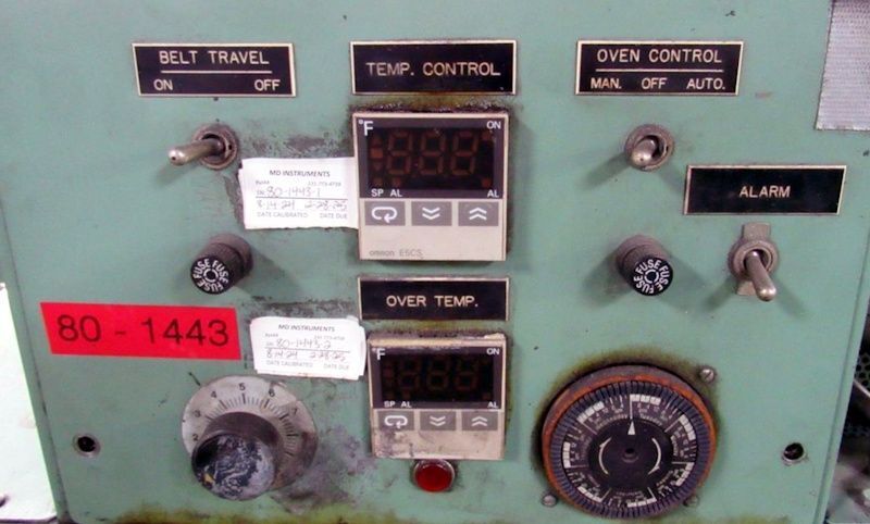 6" width x 2.5" H x 48" D JN Machinery #MKP-6, continuous temper furnace, 930&deg;F - Image 3