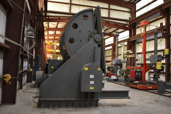 220000 lb. Ransome #2200P, welding positioners, 12" COG, 120" x 120" table, variable speed rotation, hand - Image 3