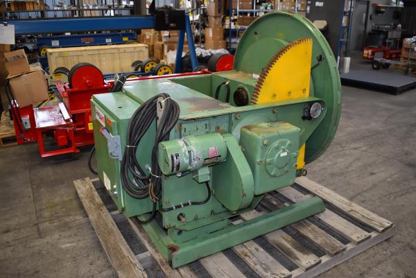 3000 lb. Pandjiris #30-12AB, welding positioners, 12" COG, 48" round table, variable speed rotation, powered - Image 3
