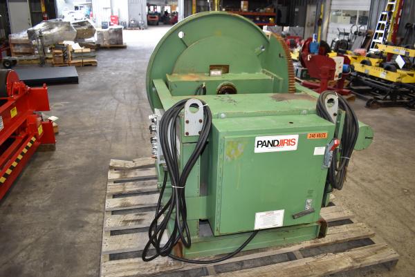 3000 lb. Pandjiris #30-12AB, welding positioners, 12" COG, 48" round table, variable speed rotation, powered - Image 4