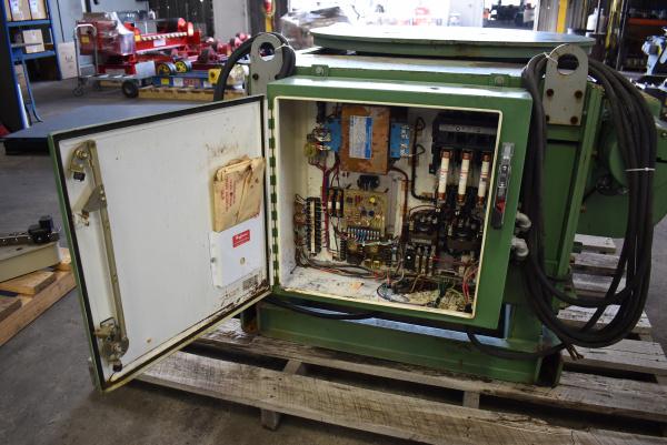3000 lb. Pandjiris #30-12AB, welding positioners, 12" COG, 48" round table, variable speed rotation, powered - Image 7