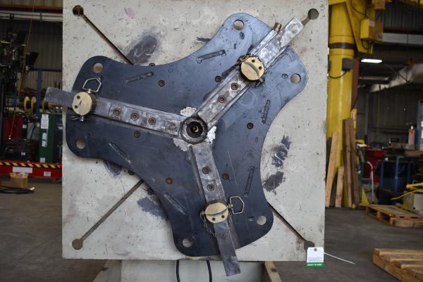 4500 lb. Pandjiris #45-12AB, welding positioners, 48" x 48" table, LJ Welding T50-200 gripper chuck, variable - Image 2