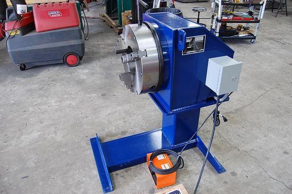 3000 lb. TrioFab #BD-3000, welding headstocks & tailstock positioners, 6" COG, 20" self centering 3-jaw lathe - Image 2
