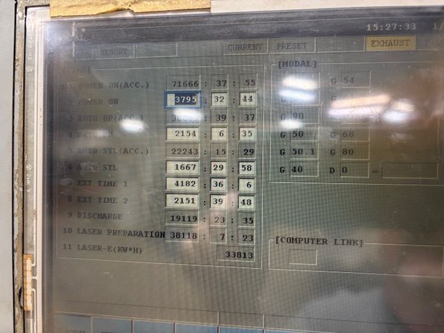 Mitsubishi #ML3015LVP, CNC laser, 3500 watt, precision rack & pinion, direct drive, 122.05"X, 61.02"Y - Image 9
