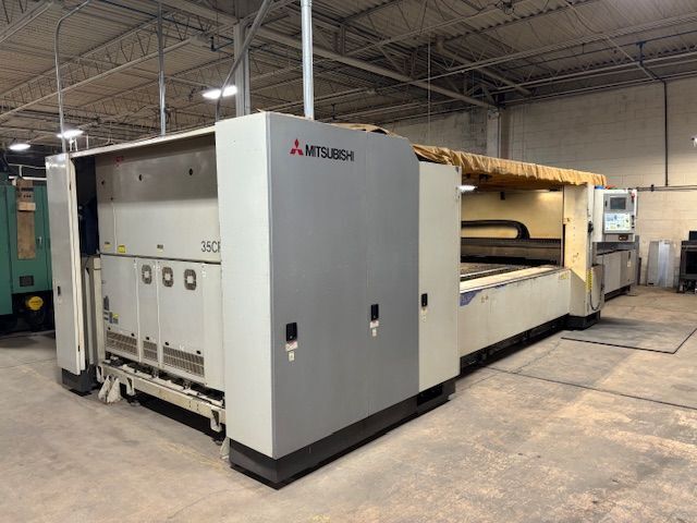 Mitsubishi #ML3015LVP, CNC laser, 3500 watt, precision rack & pinion, direct drive, 122.05"X, 61.02"Y - Image 10