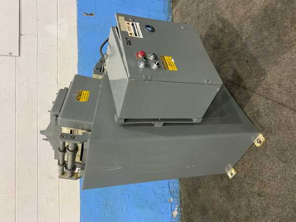 12" x .125" Cooper Weymouth #SE-12B, feeder & straightener, 3 over 4 rolls, 2" roll diameter, L to R - Image 1