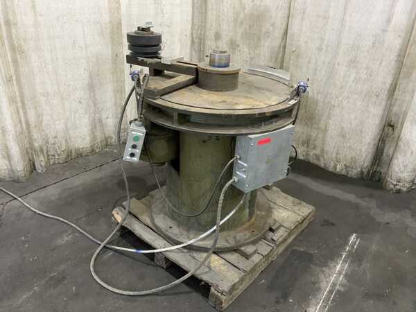 2" Pedrick #A7, heavy duty pipe bender, 36" table, 3" spindle diameter, 5 HP - Image 1