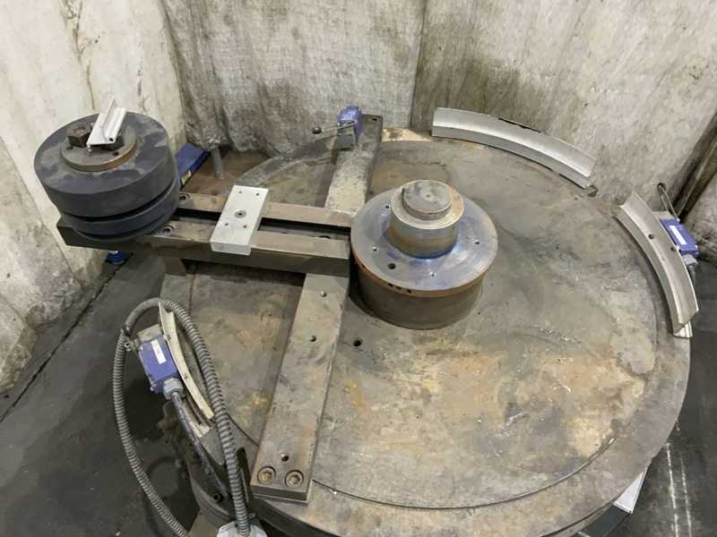 2" Pedrick #A7, heavy duty pipe bender, 36" table, 3" spindle diameter, 5 HP - Image 8