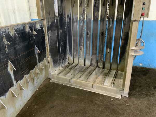 60" x 30" x 45" Piqua #30, vertical cardboard baler, 60" x 24" feed door opening, 10 HP - Image 8