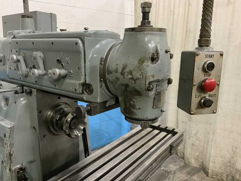 Cincinnati #205-12 Cinel 60, horizontal/vertical mill, 54-1/2" x 12" table, coolant, rapid traverse - Image 3