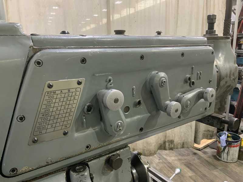 Cincinnati #205-12 Cinel 60, horizontal/vertical mill, 54-1/2" x 12" table, coolant, rapid traverse - Image 8