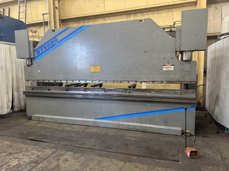 175 Ton, Wysong #MTH175-144, hydraulic press brake, 14' overall, 150" between housing, 8" stroke, 15 HP, 1997 - Image 1
