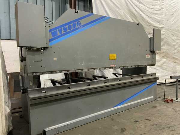 175 Ton, Wysong #MTH175-144, hydraulic press brake, 14' overall, 150" between housing, 8" stroke, 15 HP, 1997 - Image 6