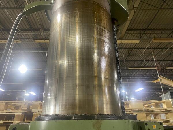 5' -15" Nardini #FRN 60-1250, radial drill, power elevation, power clamping, rapid traverse on head, 1985 - Image 4