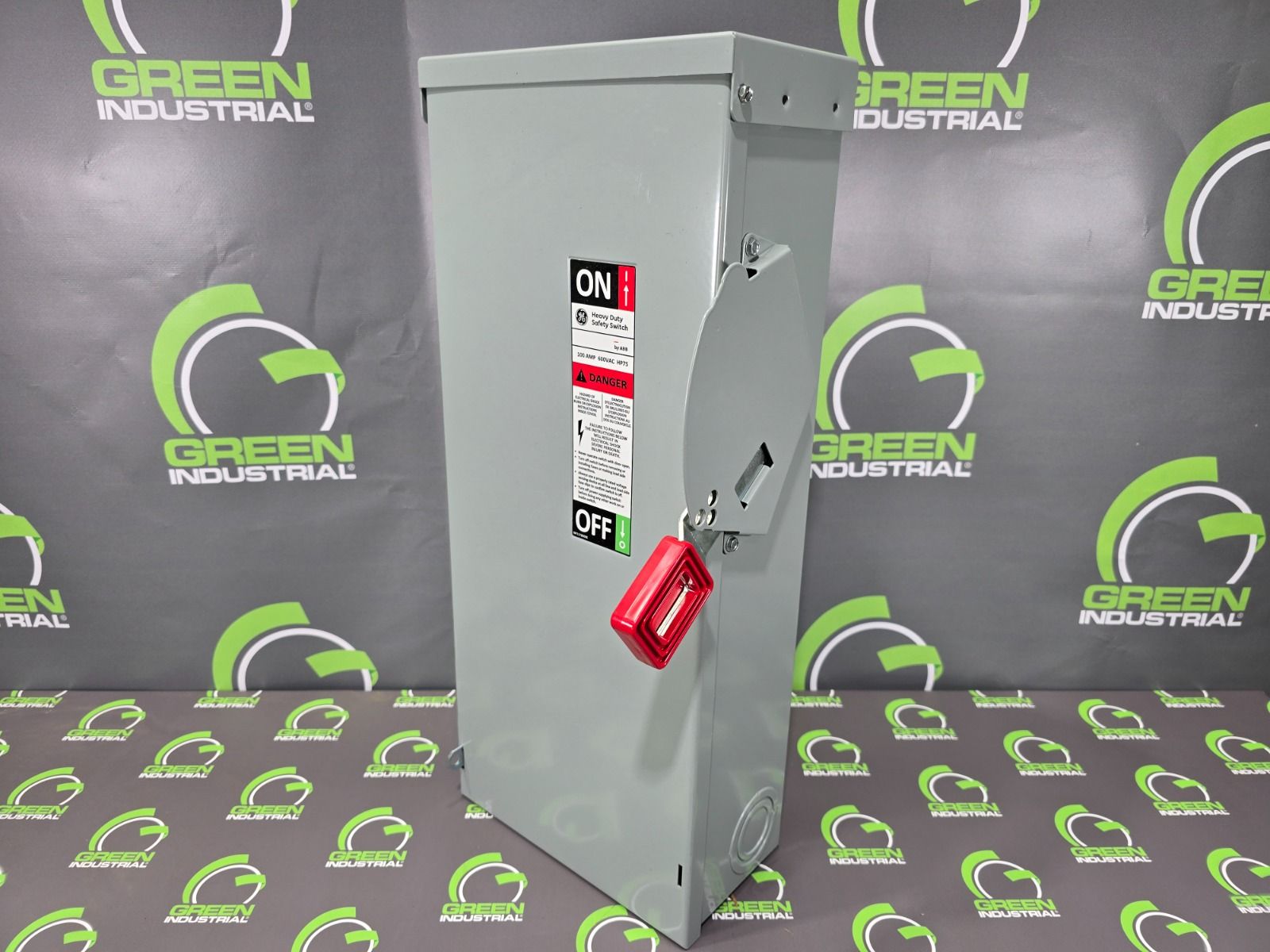 100 Amp. ABB / General Electric, TH3363R, fusible safety disconnect switch, 3 pole, 600 VAC, Nema 3R, new - Image 3