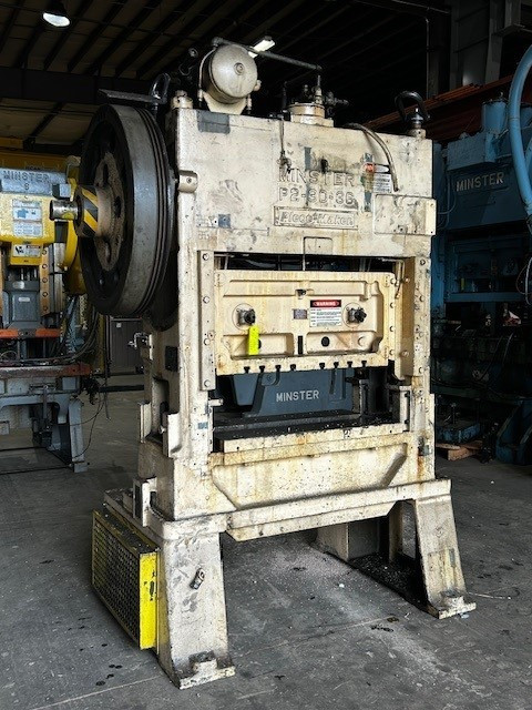 30 Ton, Minster #P2-30-36, straight side double crank press, 2" stroke, S/N 19834, STK# 1628M - Image 1