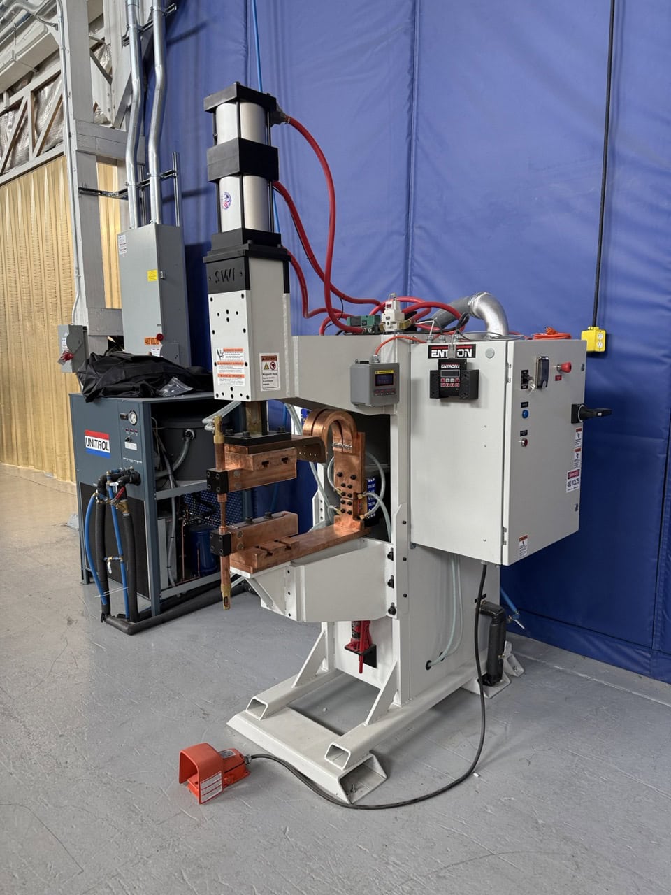 170 KVA Spot Weld Inc. #P2-MF-170-18-463, Press Projection Spot Welder, 18" Throat depth, 6" bore x 5" stroke - Image 1