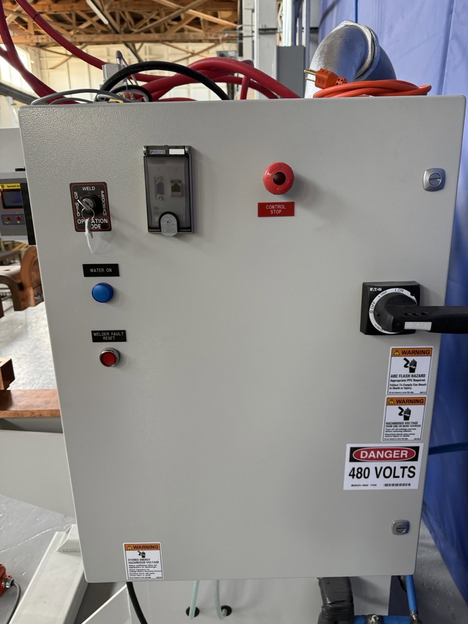 170 KVA Spot Weld Inc. #P2-MF-170-18-463, Press Projection Spot Welder, 18" Throat depth, 6" bore x 5" stroke - Image 7