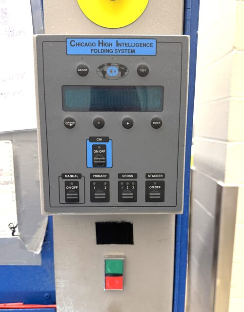 1-Lane Chicago #SP-4, Folder Crossfolder w/4-Lane Folder/Accumulator, 5.8 HP, 480 V, 2008 - Image 7