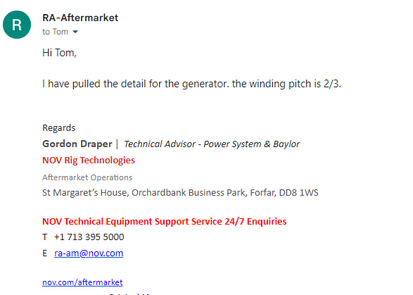 1750 KW, 1800 RPM, Baylor S437UUT-579, 600 Volts - Image 4