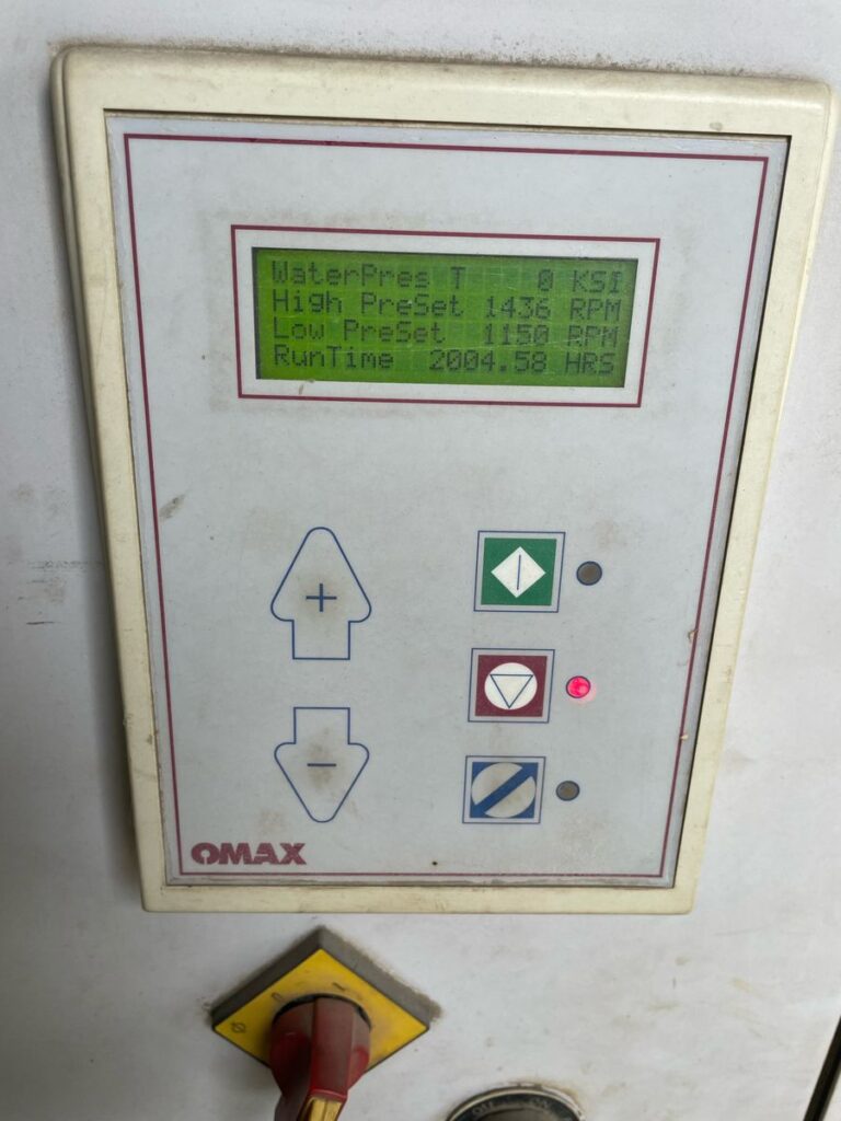 Omax #80X, CNC waterjet, 89" x 180" table, 160" X, 80" Y, 8" Z, 40 HP, 60000 psi, 2008 - Image 3