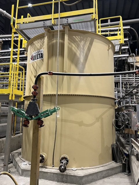 Delta Fabrication, multi purpose tank with ladder & catwalk, 2021 - Image 1