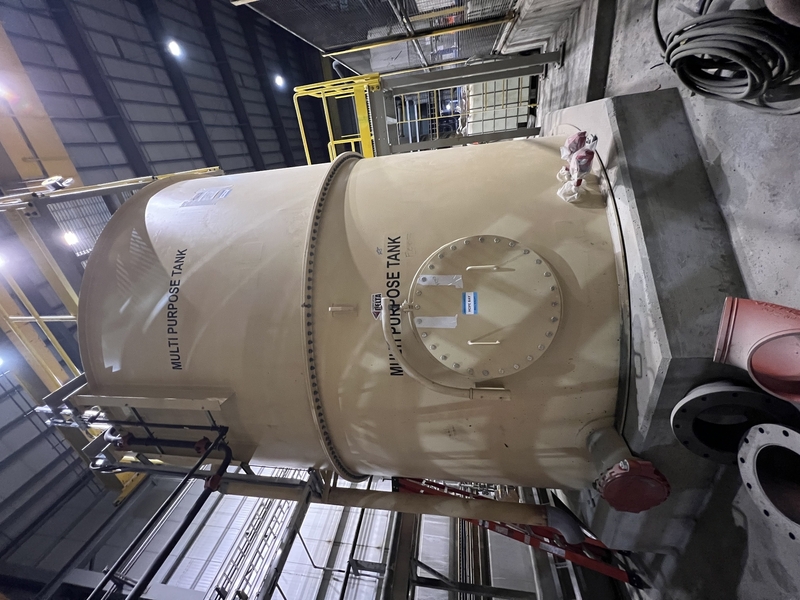 Delta Fabrication, multi purpose tank with ladder & catwalk, 2021 - Image 5