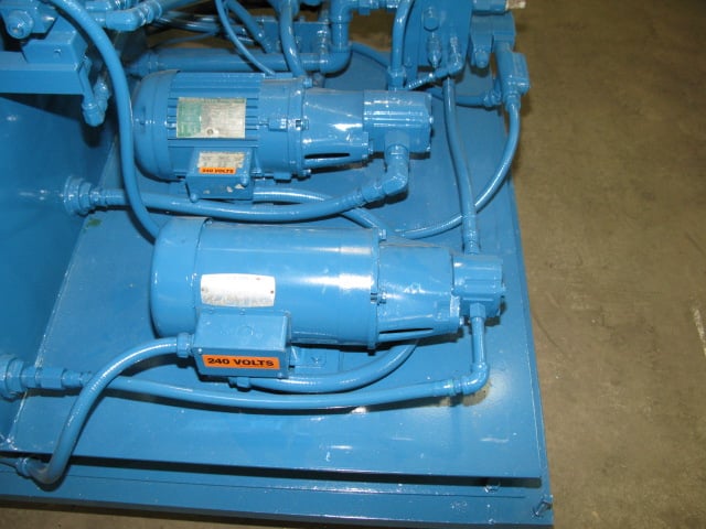 75 Ton, TMP, 4 DL' s, 18" x 18" elec.heat/wtr.cool, 13" stroke, hyd.unit & controls, #2149 - Image 4