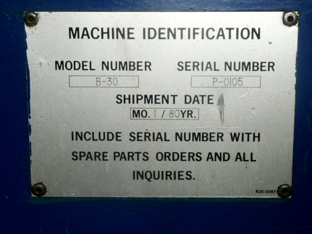Impco #B30-SDH-180, Dual-Head Blow Molder, (2) 2.5 lb., 3.77" Extruder, 30" width x 24" H Platens w/23" - Image 6
