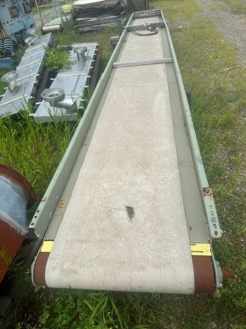 24" wide x 15' long, Hytrol, Flat Belt Conveyor, 30" width trough, 73" H discharge, 2 HP, 230/460 V - Image 4