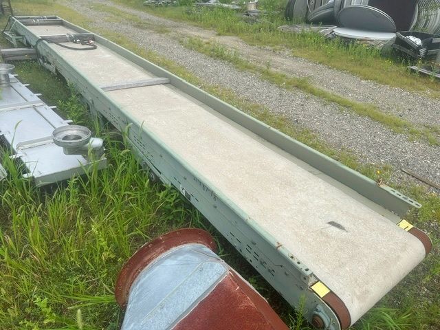 24" wide x 15' long, Hytrol, Flat Belt Conveyor, 30" width trough, 73" H discharge, 2 HP, 230/460 V - Image 8