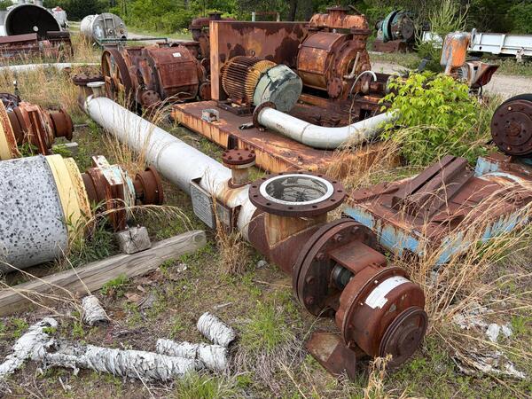 Bauer #458, Digester, Steaming Vessel, 14" diameter x 16.83' L, 150 psi, 370°F Temp., Less Motors - Image 1