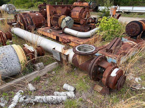 Bauer #458, Digester, Steaming Vessel, 14" diameter x 16.83' L, 150 psi, 370°F Temp., Less Motors - Image 2