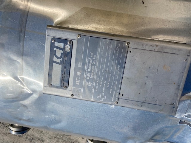 26 sq.ft. LCI Turba, Stainless Steel Film Evaporator, w/250 sq.ft. Shell/Tube Heat Exchanger, 50 psi @ 400°F - Image 8
