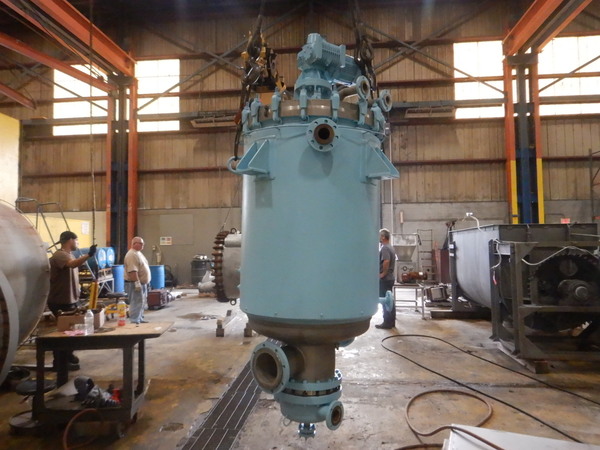 38 sq.ft. Pfaudler, Stainless Steel Wiped Film Evaporator, 36" diameter, 75 psi/FV @ 425°F Internal, 300 psi - Image 9