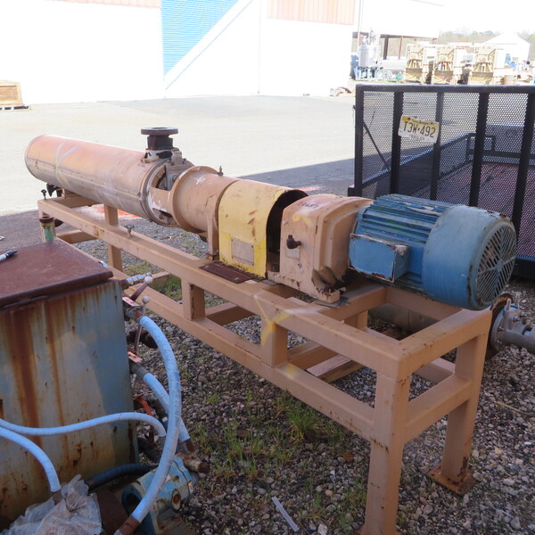 Votator #1C672F, Stainless Steel Scraped Surface Exchanger, 6" x 72" capacity, 15 HP, 230 V, on frame - Image 5