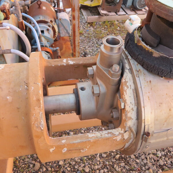 Votator #1C672F, Stainless Steel Scraped Surface Exchanger, 6" x 72" capacity, 15 HP, 230 V, on frame - Image 7