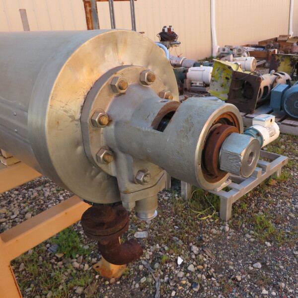Votator #1C672F, Stainless Steel Scraped Surface Exchanger, 6" x 72" capacity, 15 HP, 230 V, on frame - Image 8