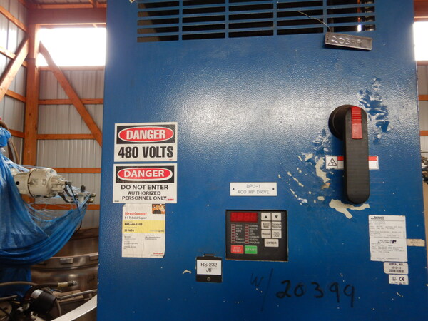 400 HP Reliance, AC variable frequency drive, 460 Volts, 2006 - Image 5
