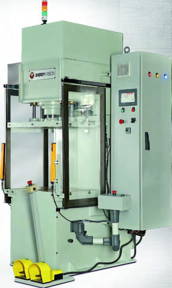 55 Ton, Energy Mission #CHP-50, C-Frame Press, 5 HP, 5" stroke, 15.7" open, 10.8" Shut Height, 9.8" throat - Image 1