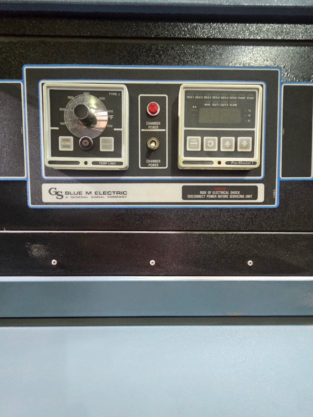 24" width x 48" H x 24" D Blue M #MP-167F-HP, 750°F - Image 5