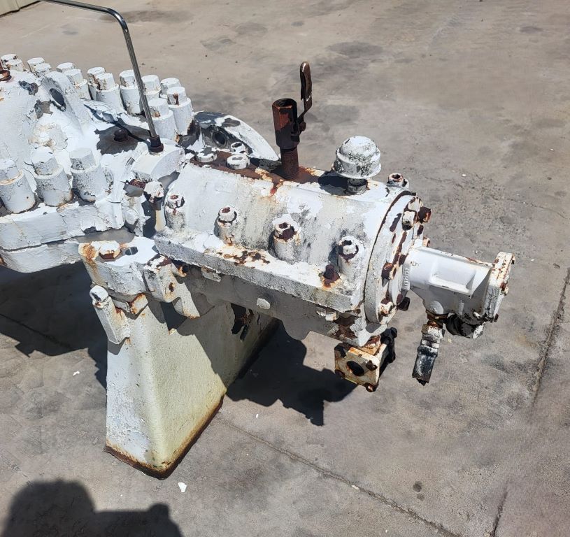 Sulzer Bingham #3x6x9C MSD horizontal multi-stage centrifugal pump, complete pump, counter clock wise rotation - Image 9