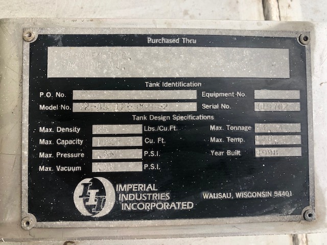 1048 cu.ft., Imperial Industries, 316 Stainless Steel Conical Silo - Image 3
