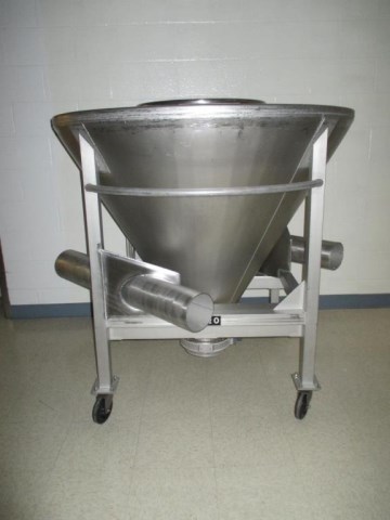 20 cu.ft. Apache Stainless Steel Cone Shaped Portable Tote - Image 2