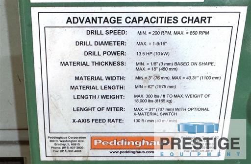 Peddinghaus #PCD-1100/3B, 3-spindle beam drill with material handling, Siemens 840Di Control, 2014 - Image 8