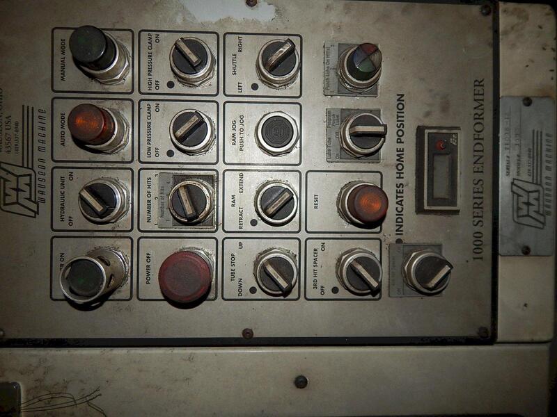 5/8" Wauseon #1003, tube end former, 3" ram stroke, 1.5" clamp open, PLC Control, 2015 - Image 8