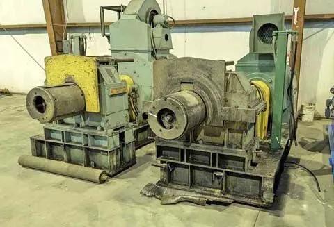 4" x 12" x 16" MECO, 4 High Rolling Mill Line, non-reversing, 300/600 FPM, coil 16" ID & 46" outside - Image 2