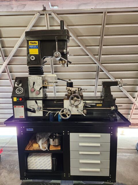 Smithy Classic #Granite-1324, 3 in 1 Mill/Drill/Lathe Combo, 13